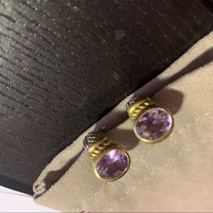 Judith Ripka JR2 - earrings 18KT good and 925 s